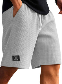 Waffle-Weave Cropped Pants Mens Mid-Years Pants