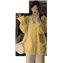 Maternity Autumn Wear Soft Cozy Padded Maternity Coat Knitted Cardigan