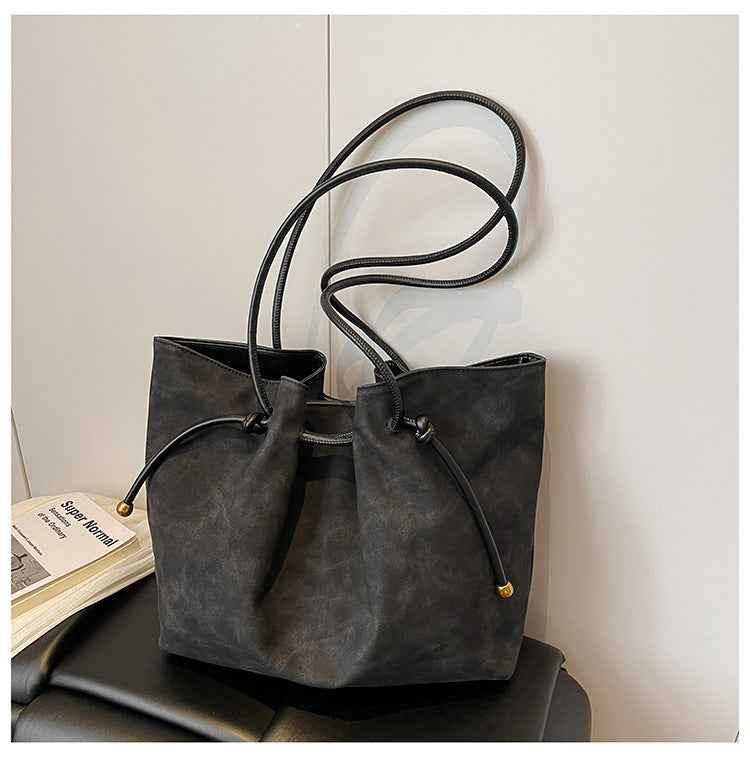 Vintage Commuter Tote Bag With Large Capacity For Women