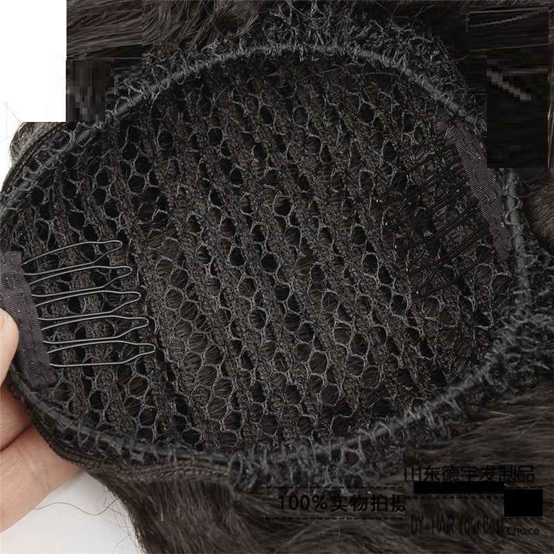 Can Perm And Dye Real Hair Drawstring Ponytail Women