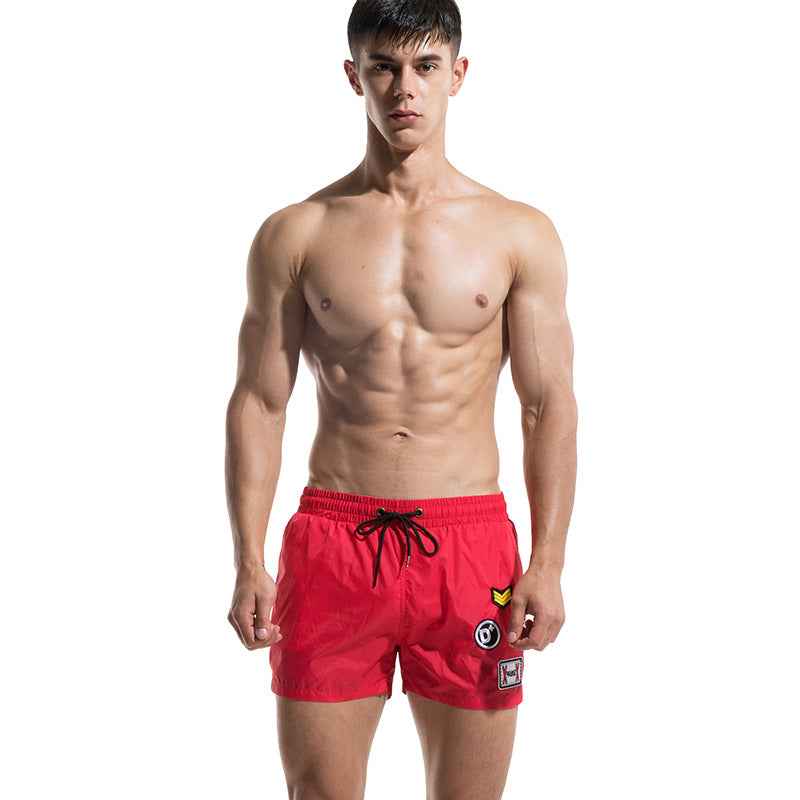Quick-drying Loose Casual Beach Swimming Trunks Men's Business Shirt Style