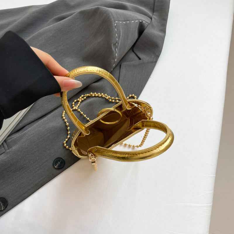 Fashionable Leopard-Print Mini Womens Bag Unique-Shaped Crossbody Bag Shoulder Bag