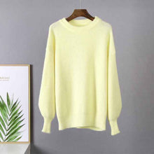 Soft Loose Knitted Cashmere Sweaters Women