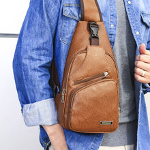Casual Fashion Men's USB Charging Chest Bag by Mirlaine Univers