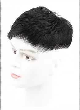 Korean Style Handsome Real Hair Fashion Hot Fluffy Natural Wig
