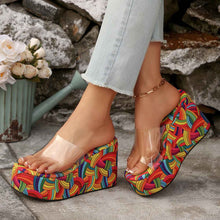 Plus-size Thick-soled Wedge Sandals For Women