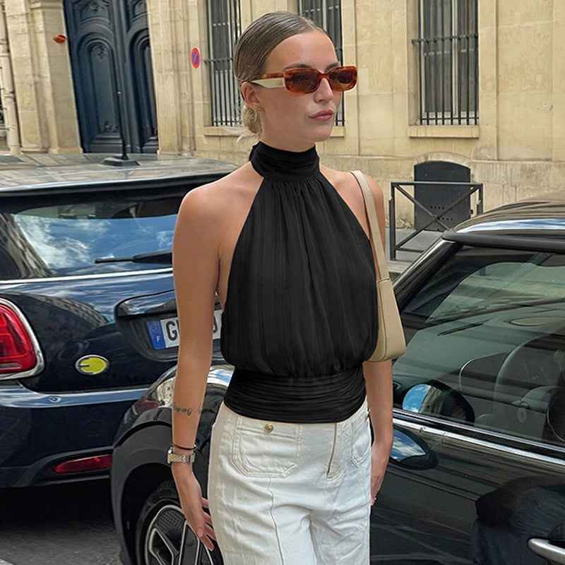 Sexy Fashionable Chic Lace-up Tube Top For Women