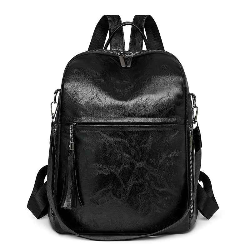 Classic Womens Backpack New Vintage Casual Style For International Trade