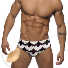 Men's European And American Skinny Swimming Trunks Beach
