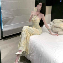 Long Mesh Gown Elegant Birthday Party Dress For Ladies