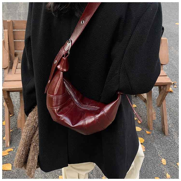 Dumpling Bag A Simple Stylish And Retro Crossbody Shoulder Bag For Women
