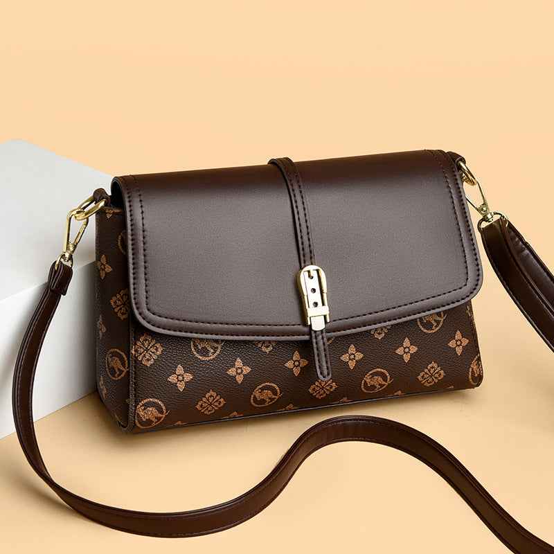 Womens Printed High-Capacity Shoulder Bag