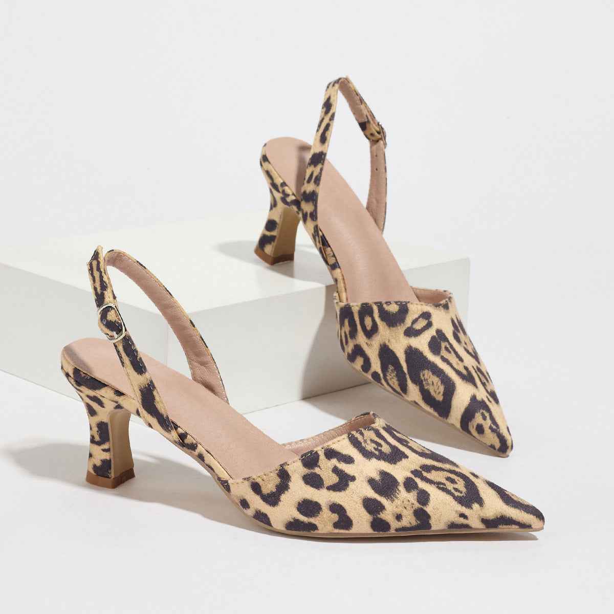 Pointed-toe Closed Back-open Sandals For Women Summer