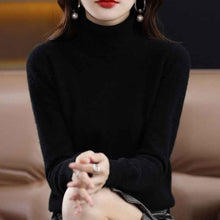Women's Loose-Fit Autumn Winter Knitted Turtleneck Sweater
