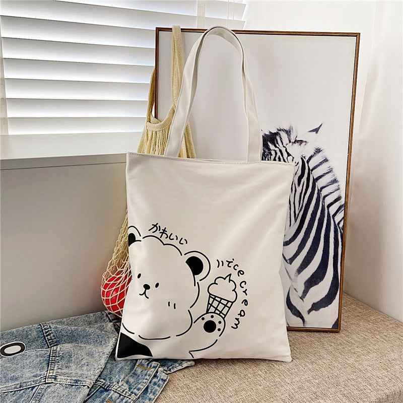 Printed Vegetable A Simple Portable Mommy Shoulder Bag