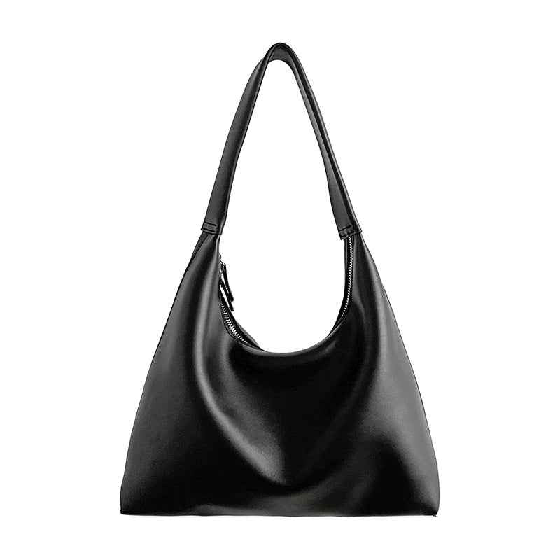 Simple Soft-leather Shoulder Bag For Women Versatile And Niche