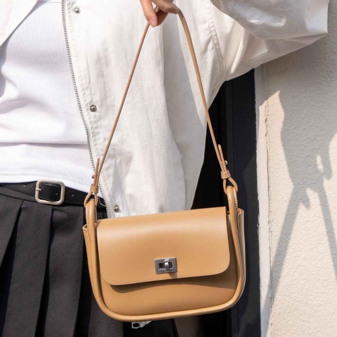 Cowhide Shoulder And Crossbody Bags As Well As Underarm Bags