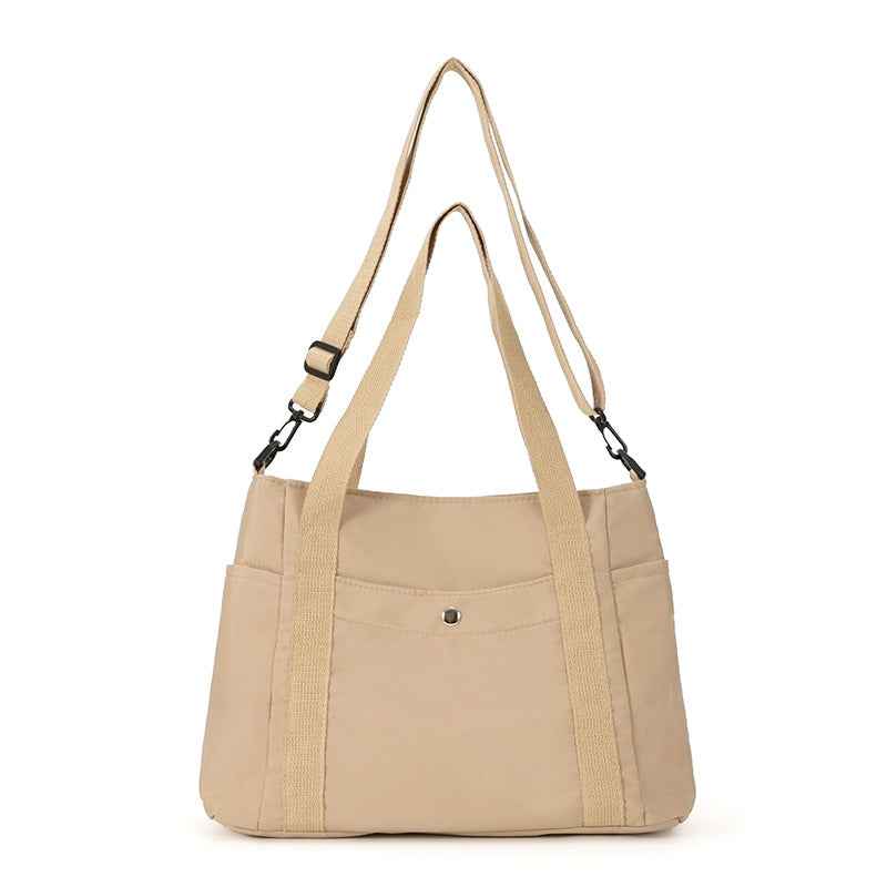 Stylish High-capacity Tote Shopping Bag That Can Be Carried By Hand Or Worn As A Crossbody Bag