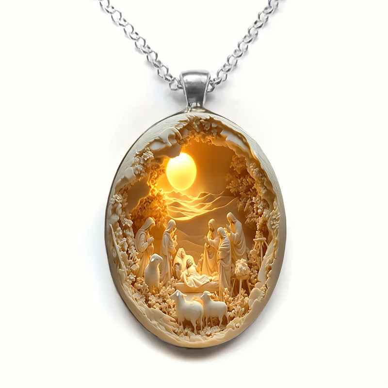 An Elegant Glass Necklace Designed For Everyday Elegance And Special Events. A Thoughtful Gift For Christmas, Easter And More