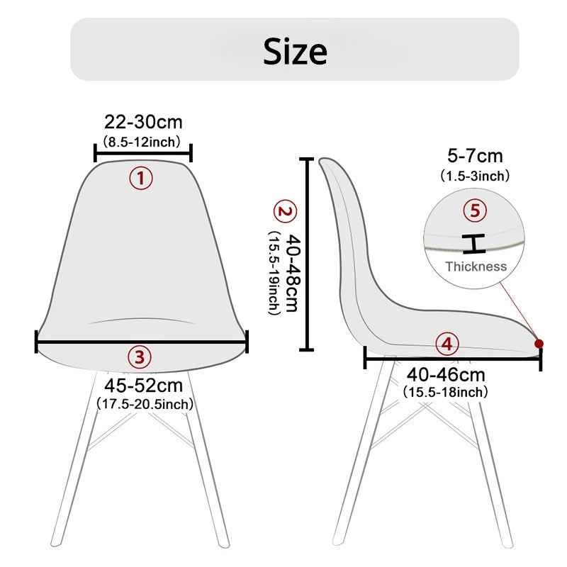 Waterproof Chair Cover Elastic Removable