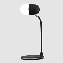3 IN 1 Desk Lamp With Qi Wireless Charger 5W Bluetooth Speaker USB Dimmable For Bedroom by Mirlaine Univers