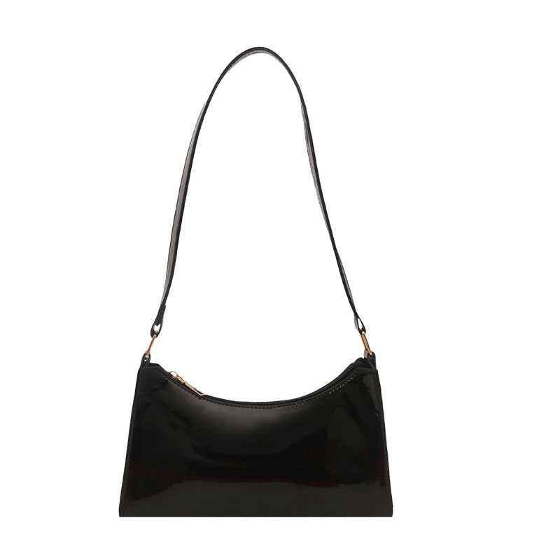 French-style Minimalist Textured Fashionable Tote And Shoulder Bag