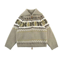 Retro Lazy-Style Knitted Cardigan Coat For Women