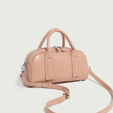 Womens Soft Leather Simple Tote Crossbody Bag With Large Capacity