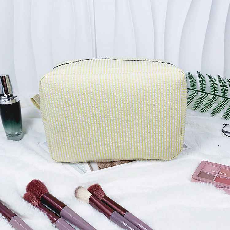 Personalized Embroidered Name Bubble-Chiffon Makeup Bag Portable