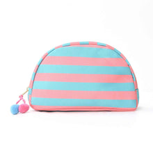 Striped Fashionable Shell-Shaped Makeup Bag