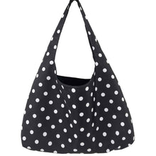 New Round Polka-dot Underarm Shoulder Bag Japanese-style Tote Handbag For Women