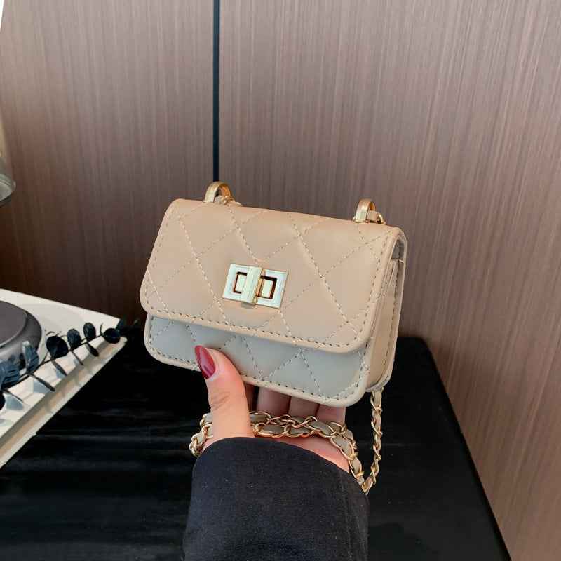 Fashionable Lock-Clasp Chain All-Match Crossbody Bag For Women