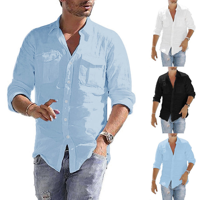 Fashion Personality Urban Lapel Men's Shirt
