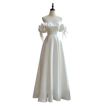 Satin Light Wedding Dress Bride French Super Fairy by Mirlaine Univers