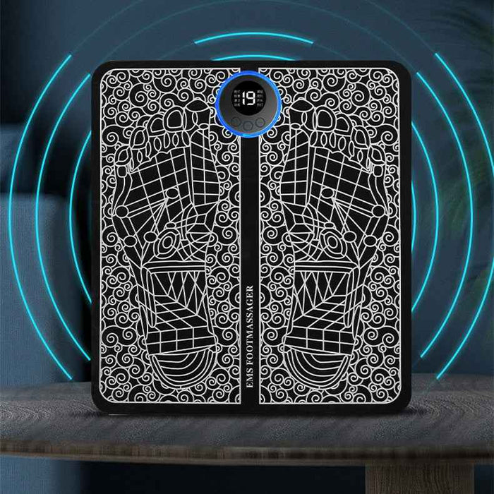 Tapis de massage intelligent pour pieds portable et rechargeable