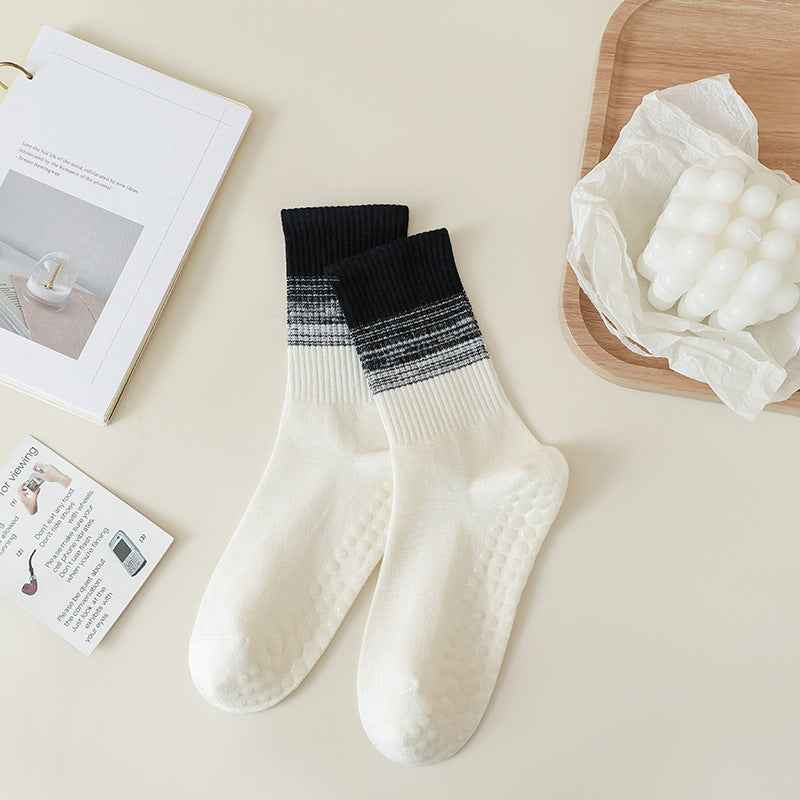 Gradient Yoga Socks Children's Professional Non-slip Autumn And Winter
