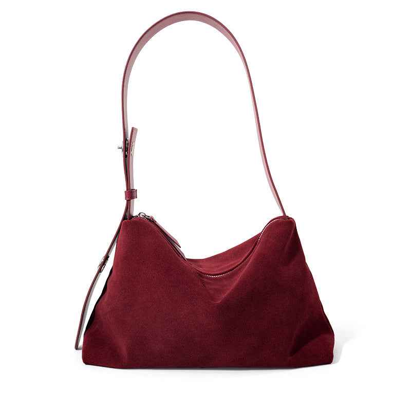 Womens Genuine Leather Bag High-Gloss Matte Cowhide Tote