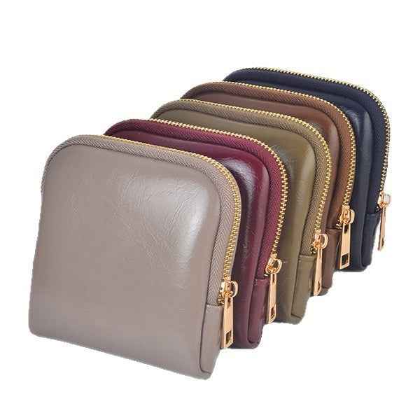 Luxury-Light Ring Pendant Bracelet Multi-Layer Leopard-Print PU Leather Jewelry Organizer Bag