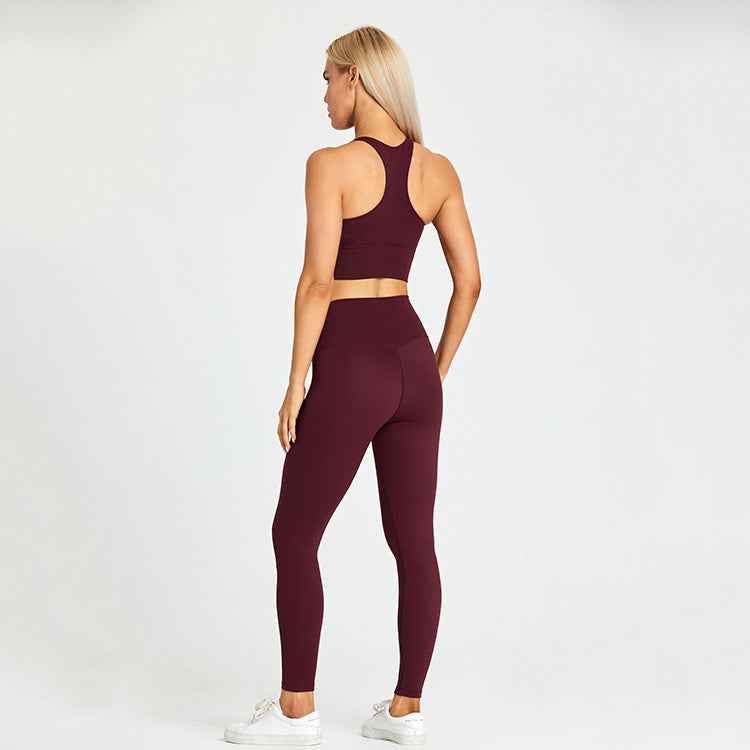 Sports Outerwear Running Fitness Skin-friendly Nude Feel Brushed Yoga Suit For Women