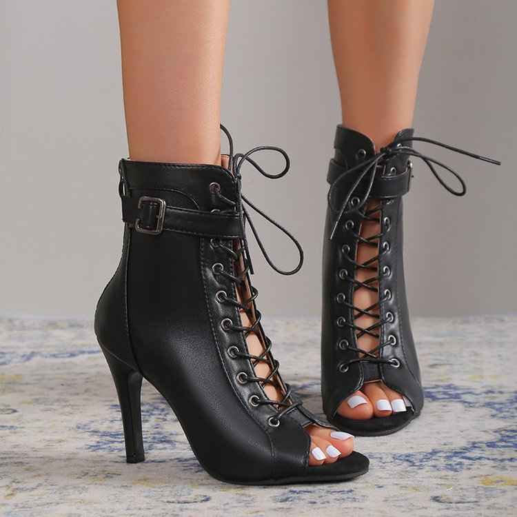 Peep Toe Classy Shoes Roman Sandals For Women