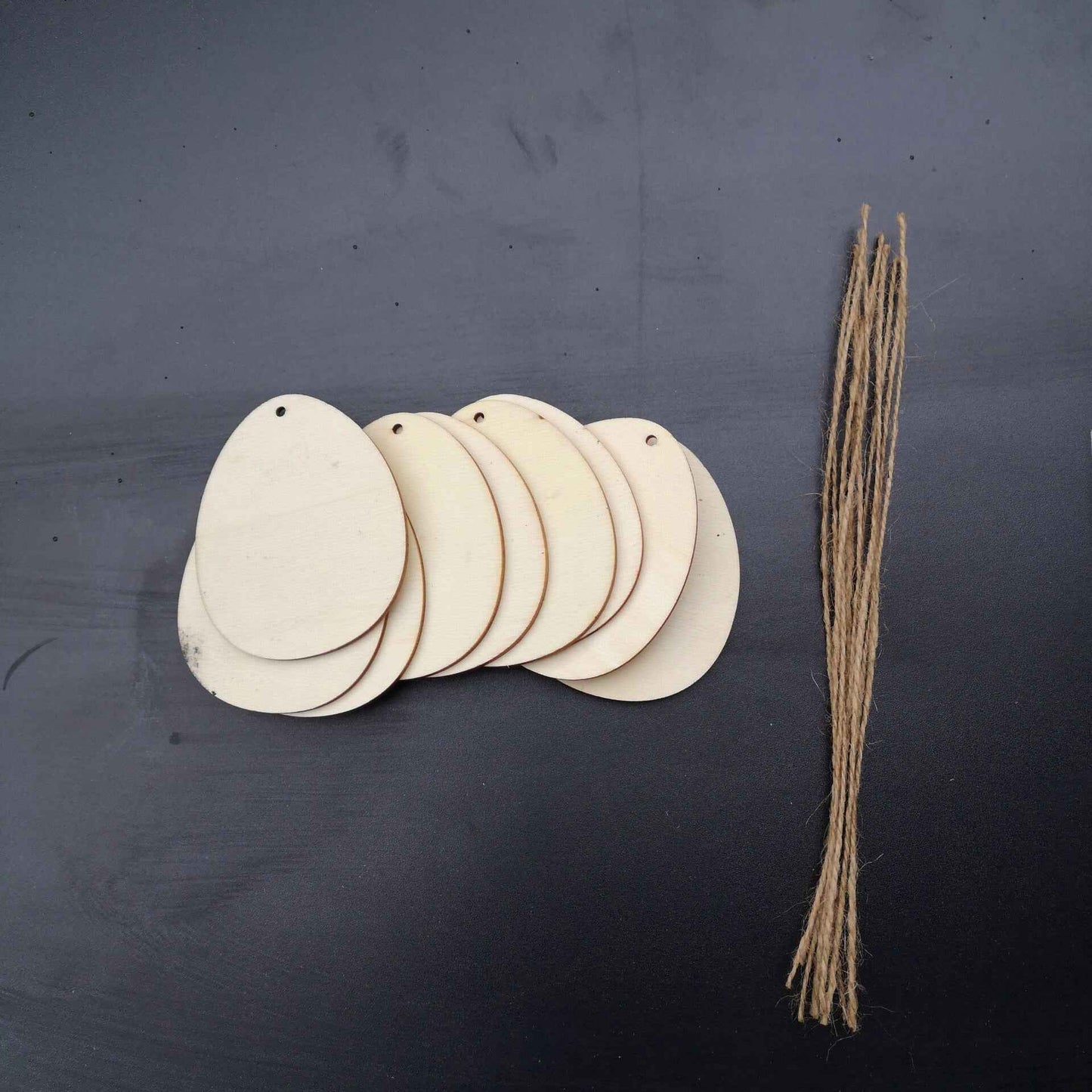 Wooden Easter Eggs DIY Painted Decorations