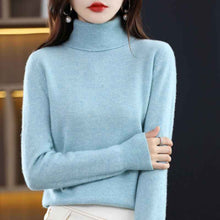 Women's Loose-Fit Autumn Winter Knitted Turtleneck Sweater