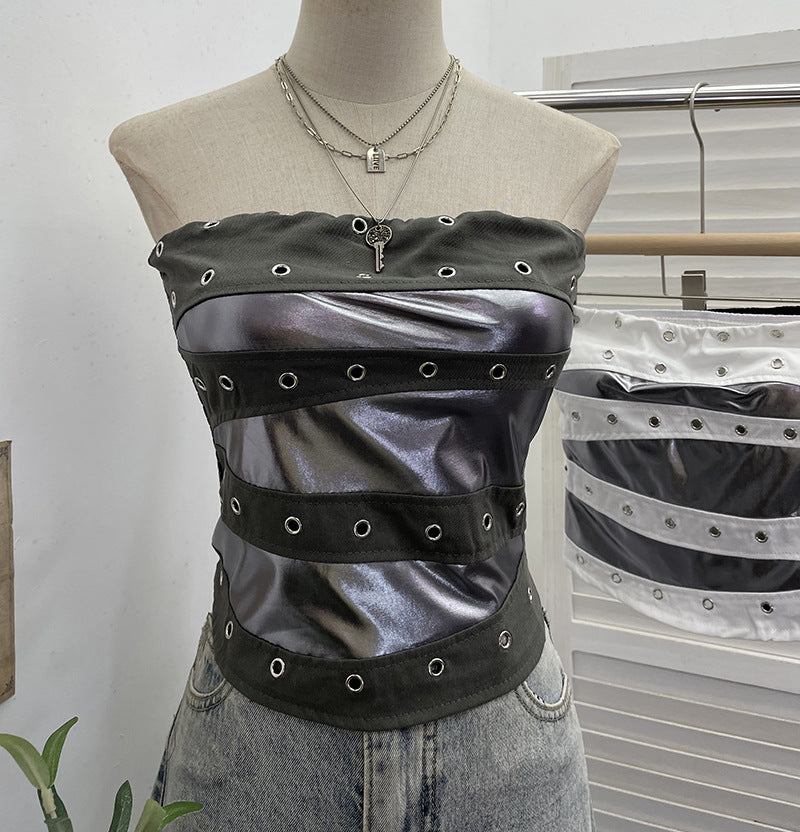 Popstar Festival Outfit Patchwork Bra-Padded Tube Top Short Sleeveless Top by Mirlaine Univers Popstar Festival Outfit Patchwork Bra-Padded Tube Top Short Sleeveless Top Mirlaine Univers popstar-festival-outfit-patchwork-bra-padded-tube-top-short-sleeveless-top 0 Popstar Festival Outfit Patchwork Bra-Padded Tube Top Short Sleeveless Top Mirlaine Univers Popstar Festival Outfit Patchwork Bra-Padded Tube Top Short Sleeveless Top