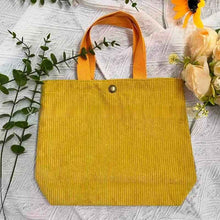 Rough-yarn Minimalist-style Tote With Double-sided Prints A Versatile High-capacity Womens Canvas Bag