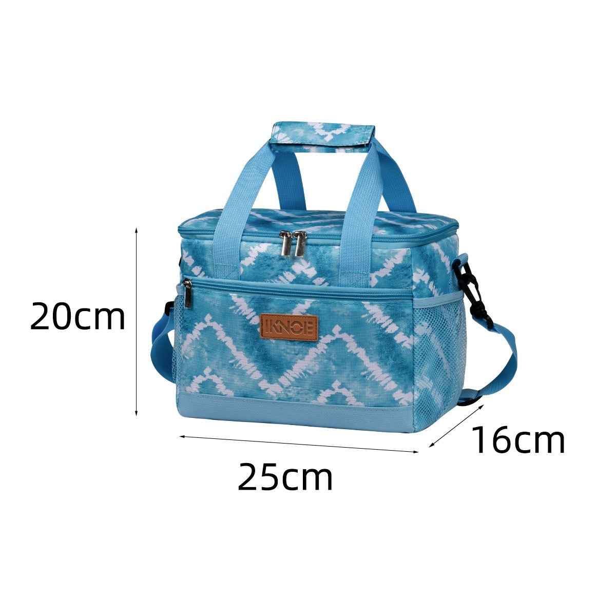 Portable Outdoor Insulated Tote Bag Foldable Made From Thickened Oxford Fabric With Leak Proof Insulation