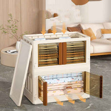 Installation Free Plastic Storage Box Transparent Folding And Foldable