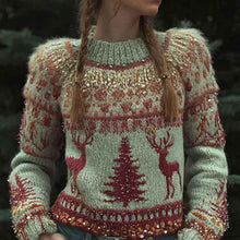 Printed Round-neck Hoodie With Striped Patch Design