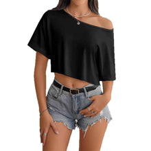 Elegant Off-shoulder Neckline T-shirt Top