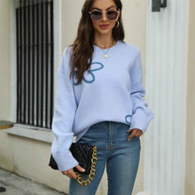 Sweaters Women's Clothing Printed Pullover Flower Shirt
