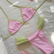 European And American Women's Sexy Swimwear Beach Triangle-bra Bikini
